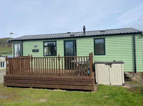 Experience Coastal Bliss in Our Fresh 2019 Sea Viev 2 Bedroom static caravan at Clarach Bay Holiday Village! House in Tirymynach