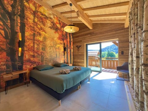 Gite Le Grand Cerf Piscine et Spa Chalet in Xonrupt-Longemer