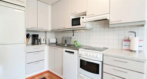 Kitchen or kitchenette, dishwasher, stove