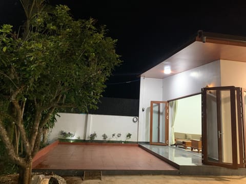 Property building, Patio, Night