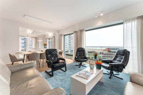 Living room, Seating area, Sea view