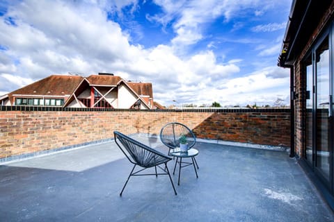 Property building, Patio, Day, View (from property/room), Balcony/Terrace