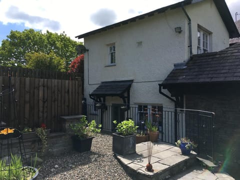 Facade/entrance, Spring, Garden view