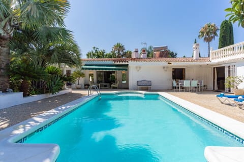 Property building, Living room, Swimming pool