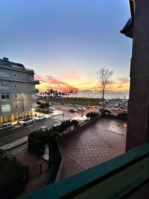 Property building, Natural landscape, View (from property/room), Sea view, Sunset