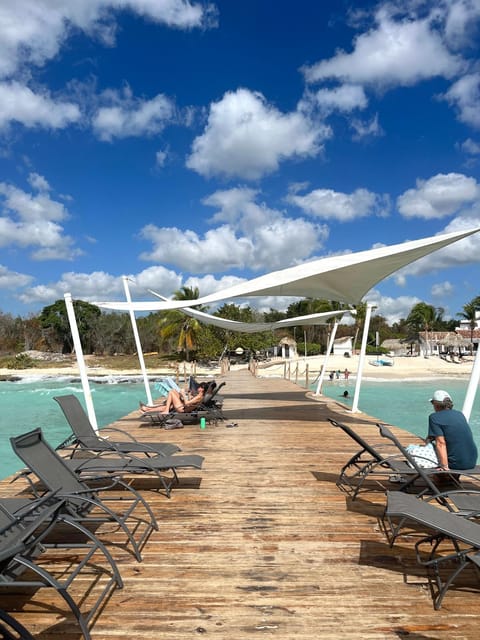 Day, Beach, sunbed