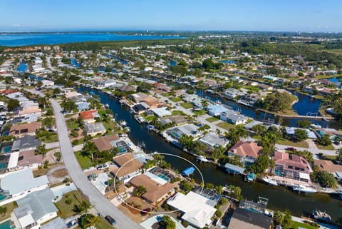 Coral Breeze! Beautiful waterfront pool home with spa! minutes from the beach House in Cortez