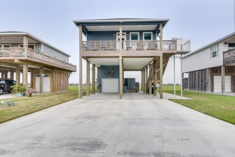 Bless Shore Heart Beach Rental, Near Waterfront House in Bolivar Peninsula