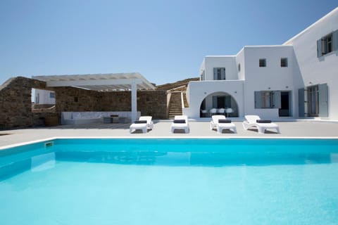 CasaDei Pool 4-BDR Sea View Villas 'Anemos' & 'Petra' with Nighttime Security Guard" Villa in Mykonos, Mikonos 846 00, Greece