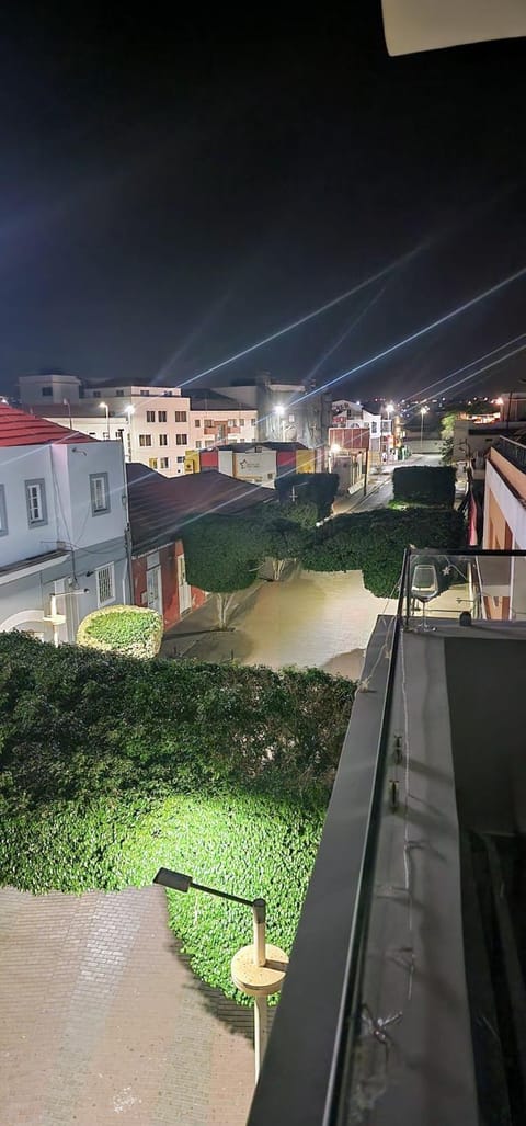 Property building, Night, View (from property/room), Balcony/Terrace, City view