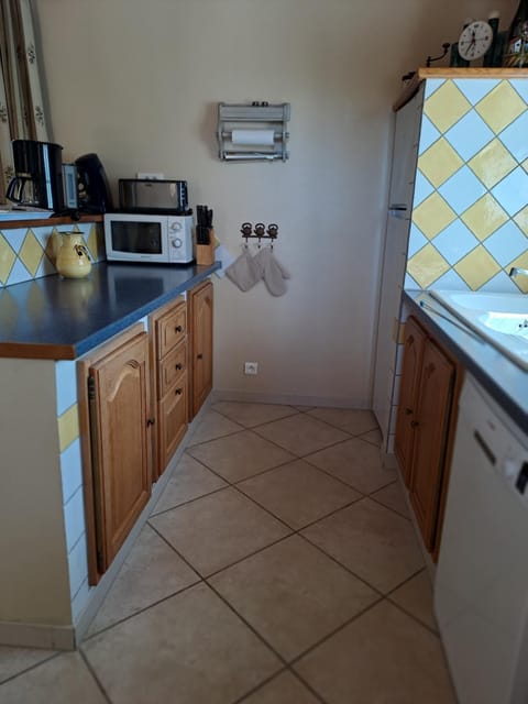 Kitchen or kitchenette, dishwasher, oven, stove, toaster