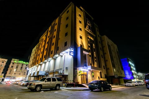 Property building, Night, Location, Parking