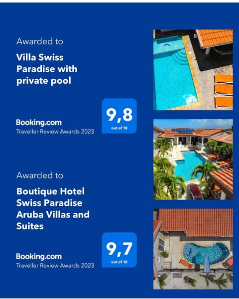 Boutique Hotel Swiss Paradise Aruba Villas and Suites Apartment hotel in Noord
