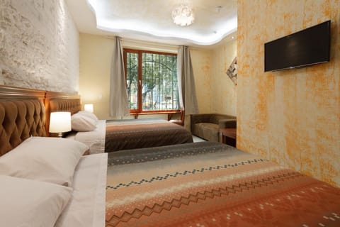 Bed, TV and multimedia, Photo of the whole room, Bedroom, Garden view