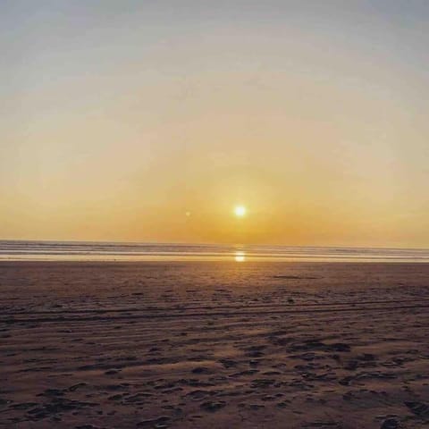 Day, Natural landscape, Beach, Sunset