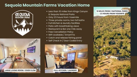 Campground at Sequoia Mountain Farms - Bring Your Own Tent or RV - No Bedrooms or Beds Provided Campground/ 
RV Resort in Sierra Nevada