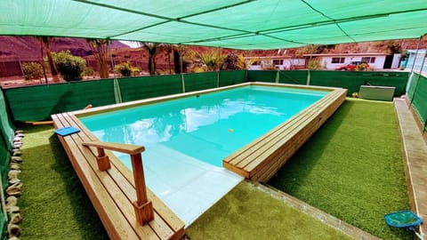 Pool view, Swimming pool, sunbed