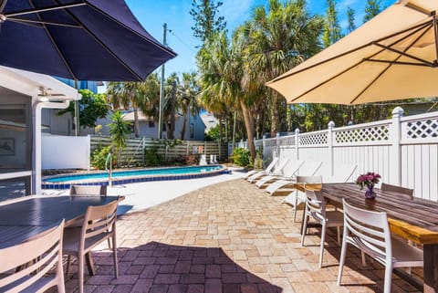 Patio, Pool view