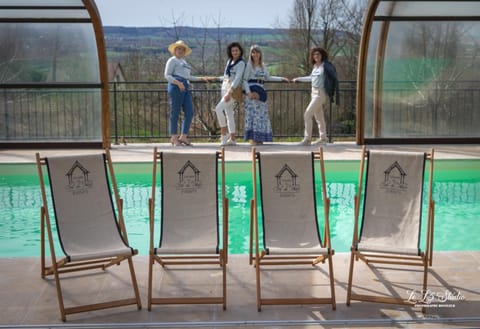 Patio, Natural landscape, View (from property/room), Swimming pool, sunbed