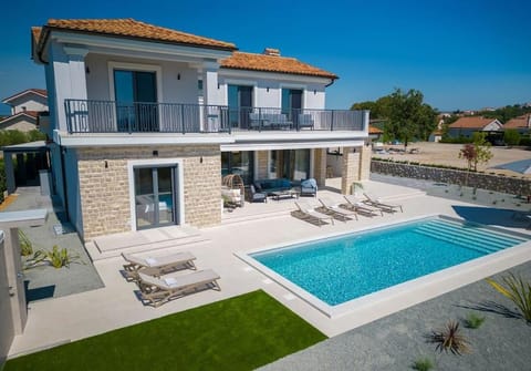 Luxury Villa Harmony with heated pool and seaview Villa in Krk