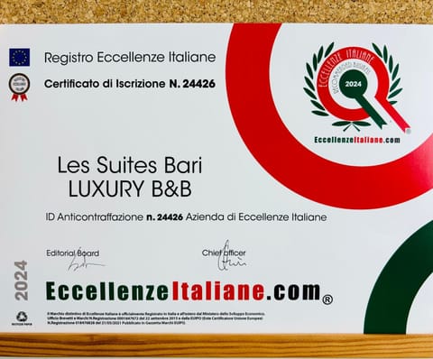 Les Suites Luxury Bari Certified Italian Excellence Chambre d’hôte in Bari