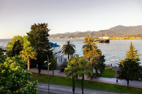 Natural landscape, Mountain view, Sea view