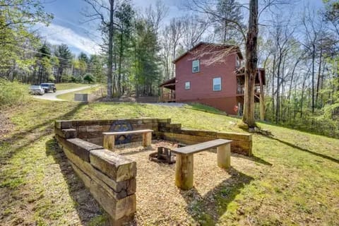 Ga Mountain Cabin 3 Br3 Ba, Fire Pit & Game Rm House in Union County