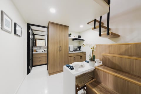 Kitchen or kitchenette, kitchen