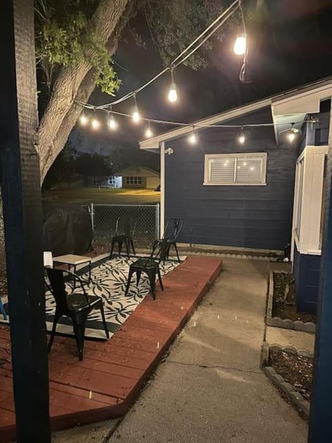 Property building, Patio, Night