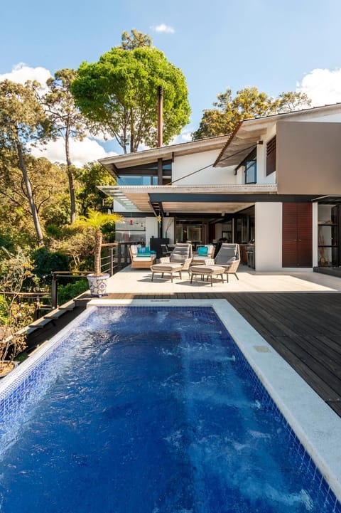 Property building, Pool view, Swimming pool