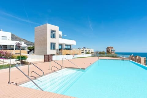 Property building, Pool view, Sea view, Swimming pool