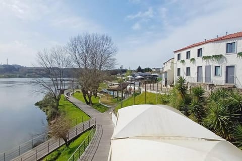 Property building, Natural landscape, River view