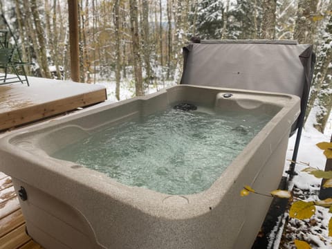 Day, Natural landscape, Winter, Hot Tub