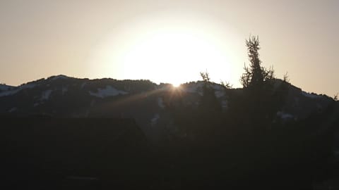 Natural landscape, Mountain view, Sunset