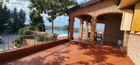 View (from property/room), Balcony/Terrace, Pool view