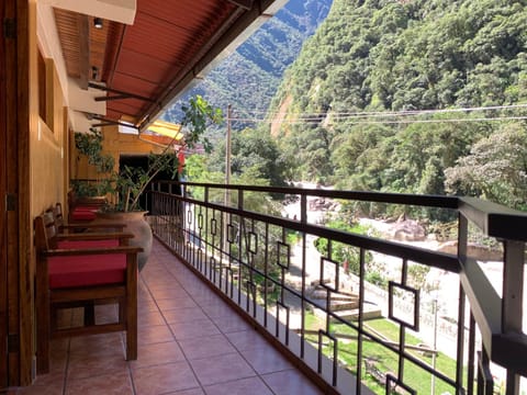 Natural landscape, View (from property/room), Balcony/Terrace, Seating area, Mountain view, River view