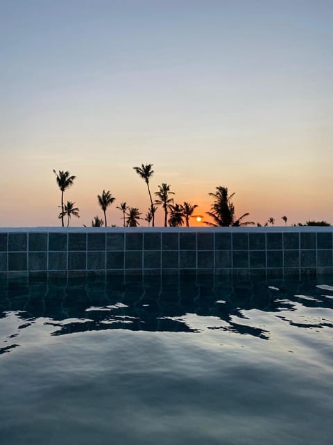 Sea view, Swimming pool, Sunset