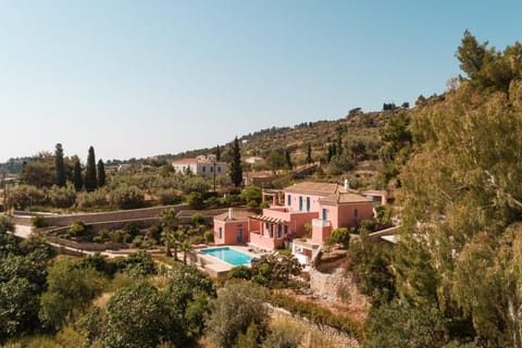 Property building, Nearby landmark, Spring, Day, Natural landscape, Mountain view, Pool view, Swimming pool