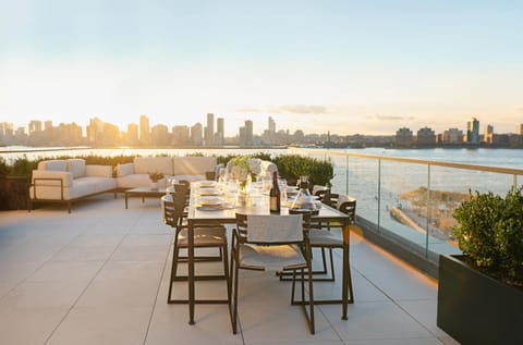 Patio, River view