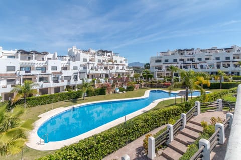 Property building, Living room, Swimming pool