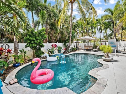 Backyard Oasis with Heated Pool Haus in Wilton Manors