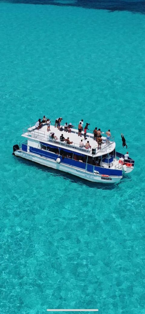 Catamaran Fragata Cancun Docked boat in Cancun