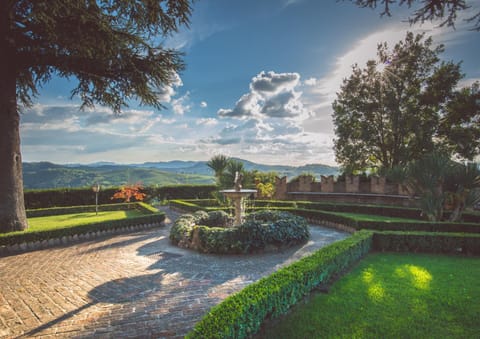 Day, Garden, Mountain view