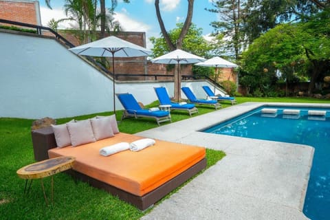 Patio, Garden view, Pool view