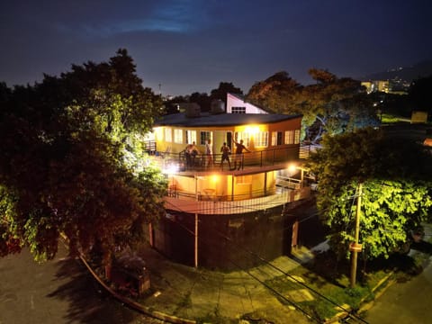 Property building, Night, View (from property/room), Balcony/Terrace