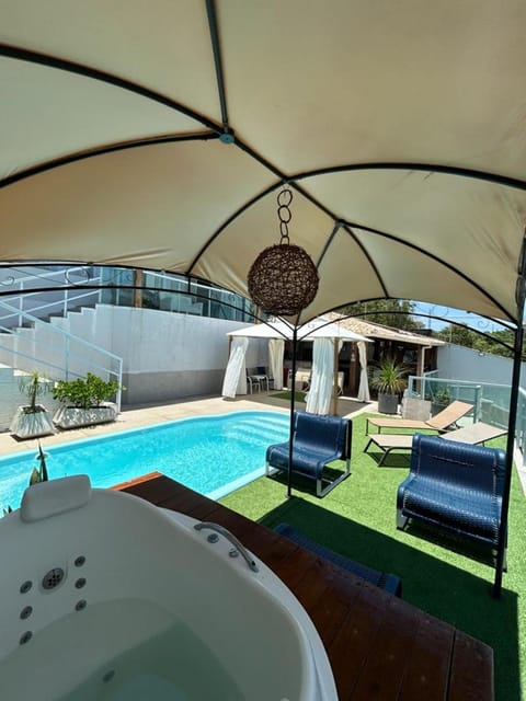 BBQ facilities, Dining area, Lake view, Swimming pool, Quiet street view, furniture, sunbed