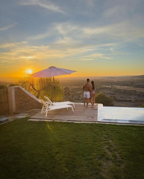 Natural landscape, Sunset, sunbed