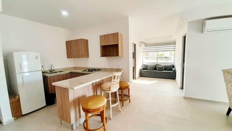 Kitchen or kitchenette, Living room, Dining area