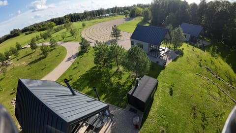 Property building, Natural landscape, Bird's eye view, Street view