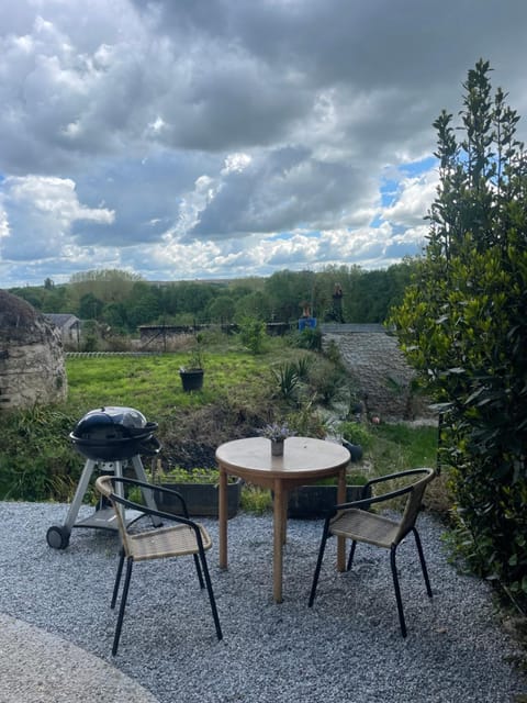 Natural landscape, Garden, Dining area, Garden view